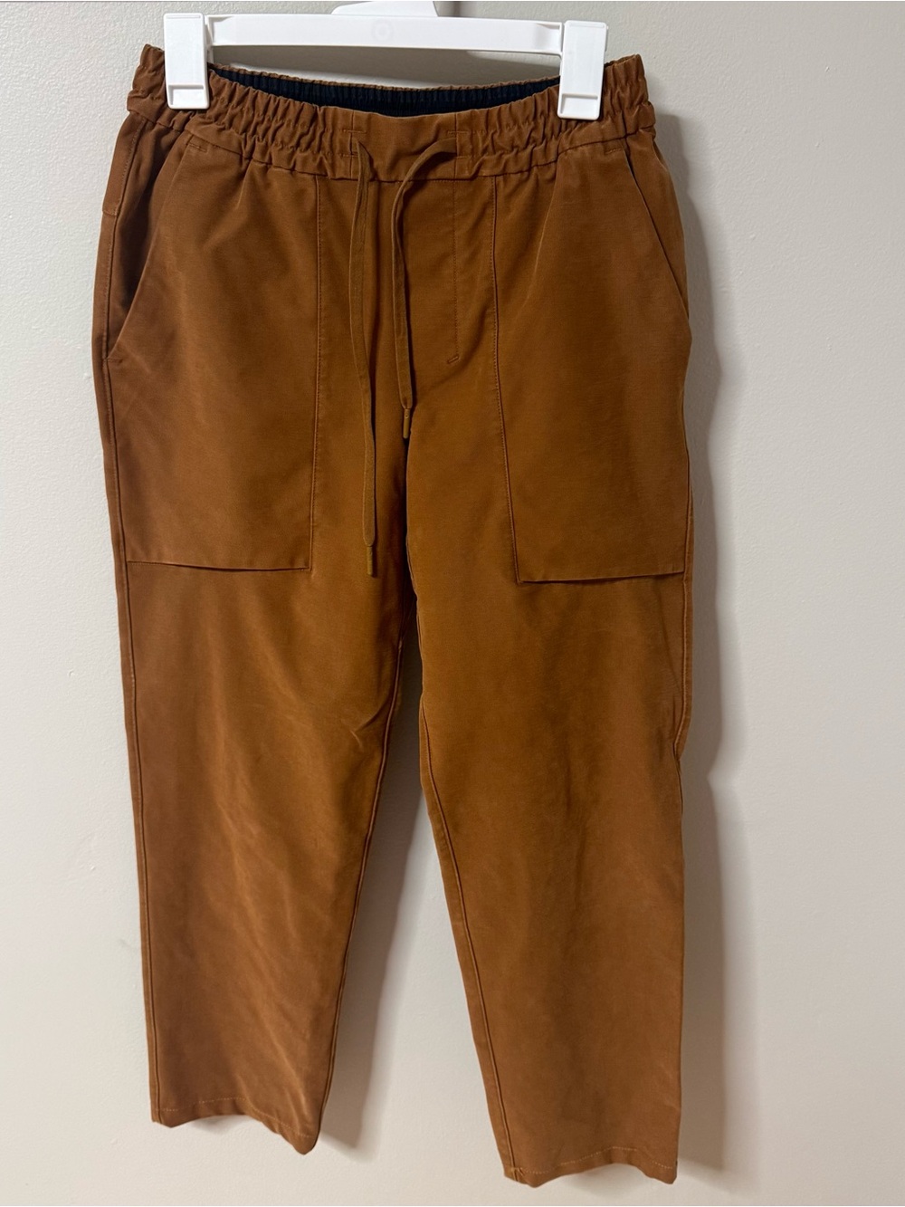 Lululemon Men Bowline Pant Utilitech Burnt Caramel S Brown Cargo Trouser Casual